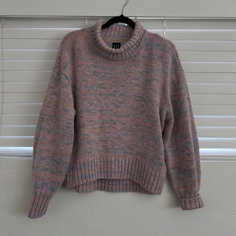 GAP Multicolor Turtleneck Sweater - image 1